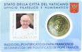 Vatikan Kursmünze Papst Franziskus 50 Cent 2013 Coincard Nr.3 + Briefmarke stgl.