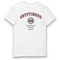 T-Shirt Harry Potter Gryffindor Collegiate-Stil - weiß