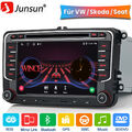 7"Autoradio +DAB GPS Nav DVD CD FM RDS Für VW Passat Skoda Seat Wince6,0 BT 2DIN