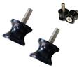 M8/8MM SCHWARZ MOTORRAD/FAHRRAD PADDOCK STÄNDER SPUBEL ADAPTER HONDA/SUZUKI/BMW