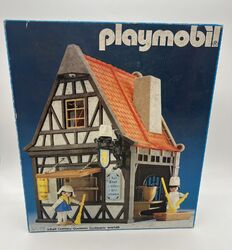 PLAYMOBIL Set 3441 Die Bäckerei + OVP Ritter Fachwerkhaus Verpackung Burg