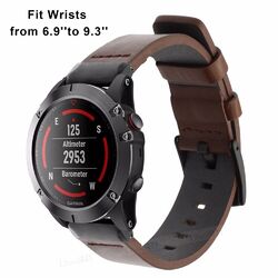 Für Garmin Fenix 5S 6S 7S Quick Fit Leder/Silikon/Milanaise Armband Ersatz Band