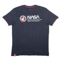 Alpha Industries NASA Herren-T-Shirt blau M