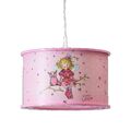 Hängeleuchte PRINZESSIN LILLIFEE MIT EULE, E27, rosa