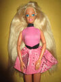 B835) ALTE BLONDE VINTAGE BARBIE MATTEL ALTES KLEID VOLL BEWEGLICHE GELENKE