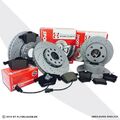 Zimmermann Bremsen Kit Sport Bremsscheiben  Beläge  Wako für MERCEDES W202 W210