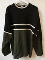 QUIKSILVER Pullover Herren Strickpullover Gr. L (52) Retro-Design Wolle