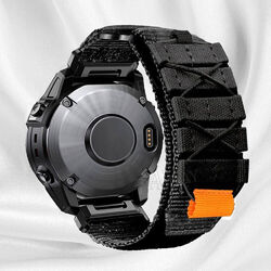 Nylon Armband für Garmin Fenix 7 7X Solar 6 6X Pro 5 5X 3HR Epix2 Band Quick Fit