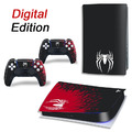 Spider-Man 2 Vinyl Wrap für PlayStation 5 Digital Edition + 2 DualSense Ps5 Skin