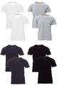 Herren Kurzarm T-Shirt V-Neck V-Ausschnitt Basic Shirt Kurzarmshirt 1er 2er Pack