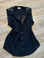 Vila Bluse, Gr. XS/34; S/36, schwarz, schicke Bluse, Blusentop