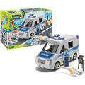 Revell Junior Kit Polizei Auto Van | Modellbausatz für Kinder | Lizenzware