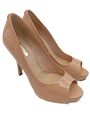 GUESS Peeptoe Pumps Damen Gr. DE 36 nude Glanz-Optik