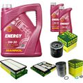 MANN Inspektionspaket 7 L MANNOL Energy 5W-30 für Toyota Corolla Station Wagon