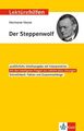 Klett Lektürehilfen Hermann Hesse, Der Steppenwolf: Interpretationshilfe für Obe