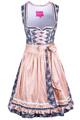 Krüger Dirndl Love 60er Länge marine rose 60cm Damen Madl 43636-80