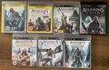 ALLE 7 Assassin's Creed Spiele Bundle - PlayStation 3 / PS3 - PAL