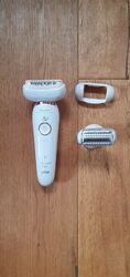 BRAUN Silk-épil 9 Flex SES 9002 3D Epilierer, Weiß/Gold