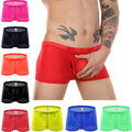 Herren-Slip Aus Eisseide Sexy U-Pouch-Unterwäsche Niedrige Taille ▽