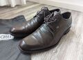 Bugatti Echtleder Halbschuhe Leder Schuhe Gr. 44 dunkelbraun inkl. Stofftüte