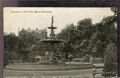 West Hartlepool, Brunnen im Park Unpostkarte Valentinstag (1902)