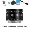 TTartisan 35mm F0.95 large aperture Compact Lens for Sony E Mount Camera A6500