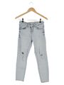 ZARA Damen Jeans Straight Leg Hellblau Gr. 36