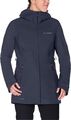 VAUDE Damen 3 in1 Outdoorjacke Ampeza Mantel Hardshelljacke, Blau, 34