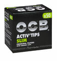 OCB ACTIV`TIPS SLIM 7 mm oder EXTRA SLIM 6mm Aktivkohle-Filter