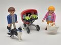 Playmobil Ersatzteil Familie mit Zwillingskinderwagen