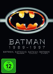 "Batman 1989 - 1997" [DVD] - Michael Keaton, Val Kilmer, George Clooney - NEU!