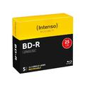 Intenso BD-R, 25GB, 4x, 5er Jewel Case Blu-Ray-Rohlinge #2204139