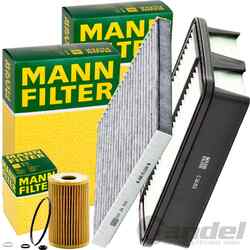 MANN FILTER INSPEKTIONSPAKET passend für HYUNDAI ix35 1.7 CRDI 116 PS