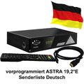 Full HDTV Sat -Receiver Golden Interstar HD FTA S2+ USB Deutsch vorprogrammiert