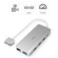 Hama USB-C-Hub 12 Ports Multiport für Apple MacBook Air + Pro USB-C VGA HDMI 4K