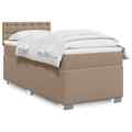 Boxspringbett Bett Polsterbett Schlafzimmerbett mit Matratze Kunstleder vidaXL