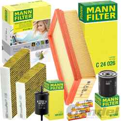 MANN FILTER INSPEKTIONSPAKET passend für CITROËN C3 II C4 DS3 PEUGEOT 208 2008 I