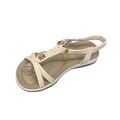 Damen Frauen bequeme Flip Flops Sandalen elastische Riemchen Sommer Glitzer Schuhe Größen