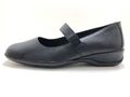 Rohde Damen Halbschuh Slipper Ballerina Schwarz Gr. 42 (UK 8)