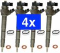 4X Einspritzdüse 2.0 TDI  Audi VW 0445110369 CFF CFH CFG 03L130277J