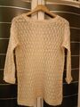 Pullover Strickpullover Damen Grobstrick Gr 38 creme