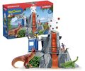 Schleich 42564 DINOSAURS Große Vulkan Expedition Spielzeug Dinosaurier Vulkan