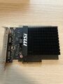 MSI NVIDIA GeForce GT710 2 GB DDR3 VGA HDMI DVI PCI-E LP Grafikkarte passiv 