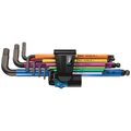 Wera 950/9 Hex-Plus Multicolour HF 1 Winkelschlüsselsatz, metrisch, BlackLaser,