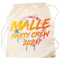 Rucksack Tasche Beutel Malle Party Crew 2024 Feiern Party Bierkönige Farbverlauf