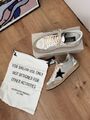 GOLDEN GOOSE Sneaker Ball Star weiß grau Vintage Look Gr. 40 guter Zustand