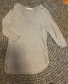 Esprit Shirt Top Gr. S 36 38 Grau Blusenshirt Mega Schön leicht 3 / 4 Ärmel