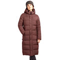 khujo Corinna Matt Damen-Steppmantel Wintermantel Mantel Jacke Parka Weinrot Rot