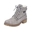 Rieker Tex Damen Winterboots Grau Stiefelette Schuhe Y9125-40