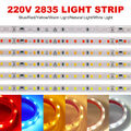 230V COB LED Streifen 2835 Stripe Band Lichtschlauch Leiste Kette Selbstklebend*